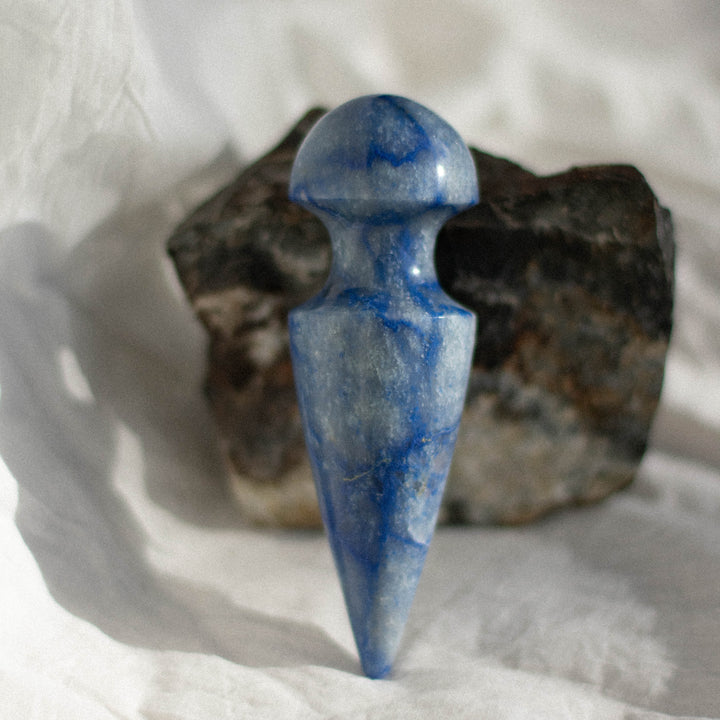 The Spire | Blue Quartz Crystal Butt Plug