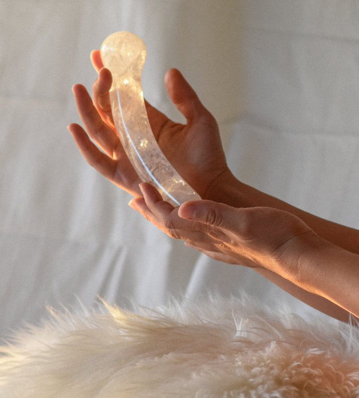 Amrita Wand® | Clear Quartz Pleasure Wand